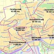 Ростов карта октябрьский район